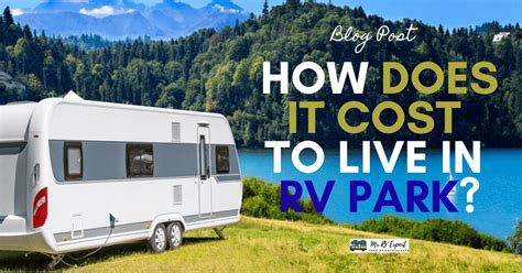 Cost of Living in RV Park