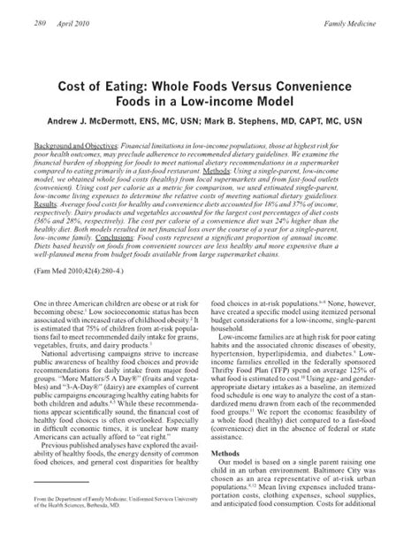 Cost versus convenience