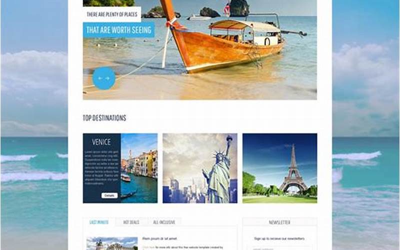 Cost-Effective Tours And Travels Website Templates