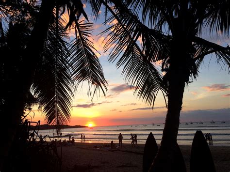 Costa Rica beach sunset