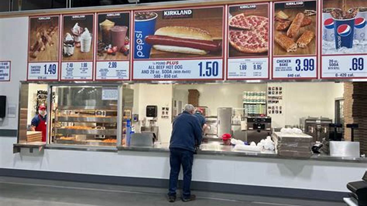 Costco Food Court Menu 2024 With Prices
