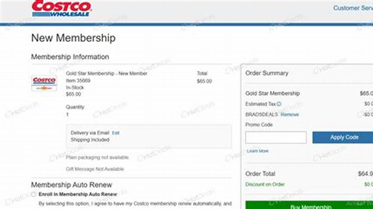 Costco Membership Renewal Promo Code 2024 Coupon Code