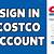 Costco Sign In Account