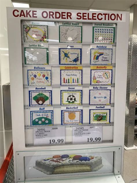 Costco Cake Catalog
