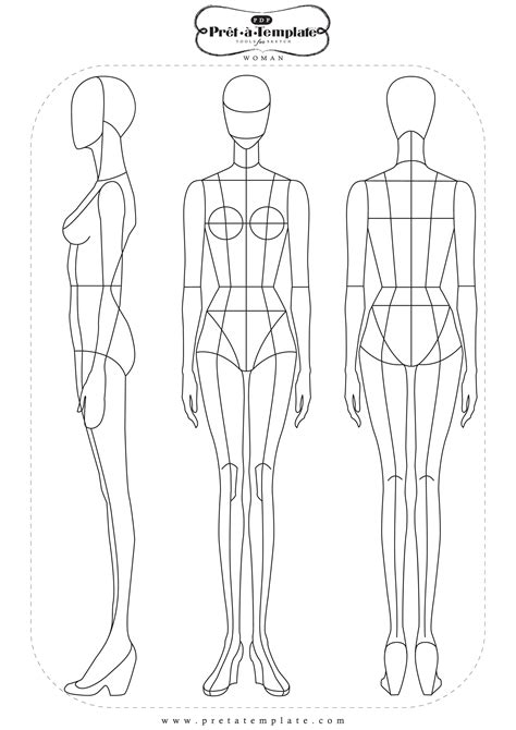 Costume Design Template Female