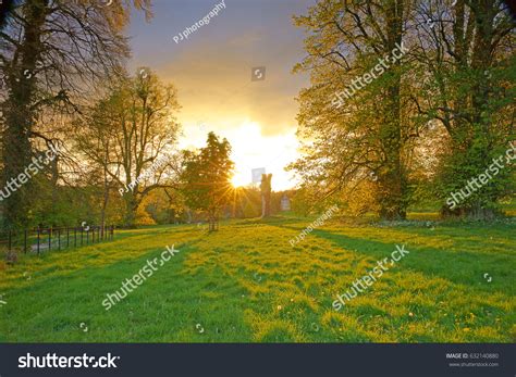 Cotswolds Fields Sunset