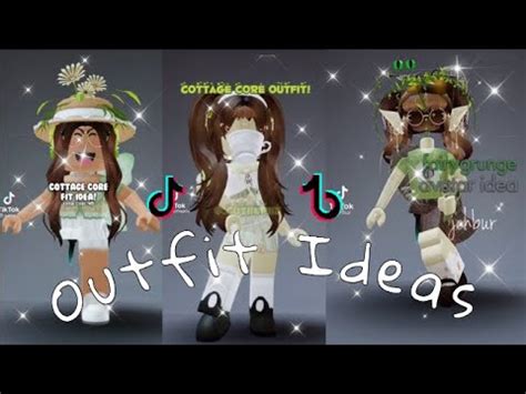 Cottage Core Roblox Outfit Ideas TikTok Compilation - YouTube