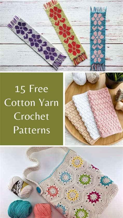 Cotton Yarn Crochet Projects