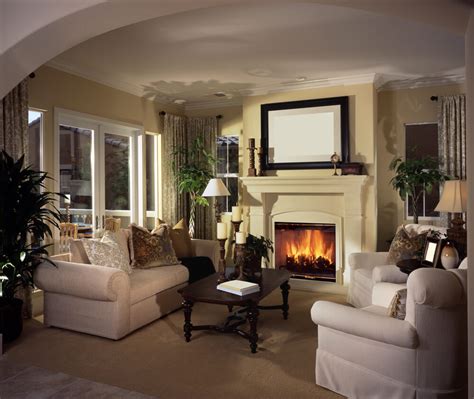 Cozy Up and Relax: Settle into the Comfort of Your Couch in Front of Warm Fireplace Flames!