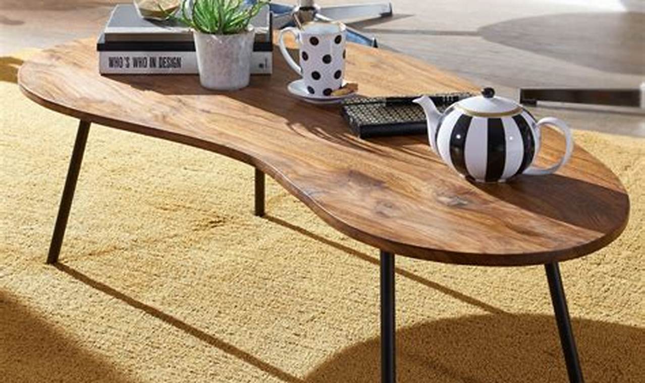 Couchtisch Holz Metall: Stilvolle Kombination für Ihr Wohnzimmer