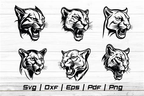 Roar with Style: Unleash the Power of Cougar SVG in Your Next Design Project!
