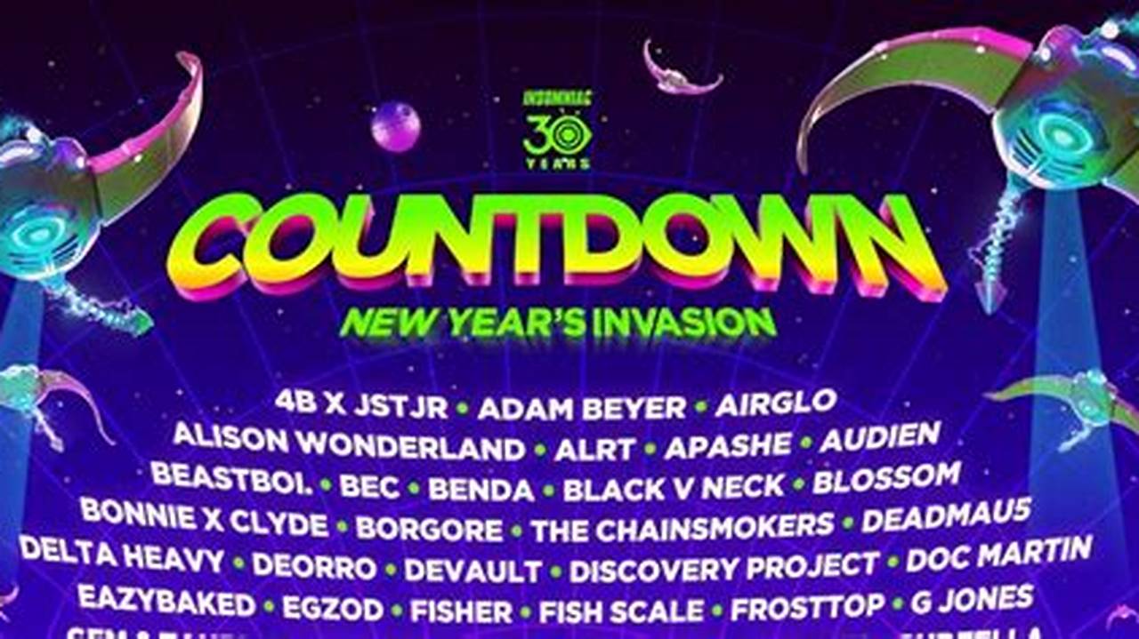 Countdown Lineup 2025