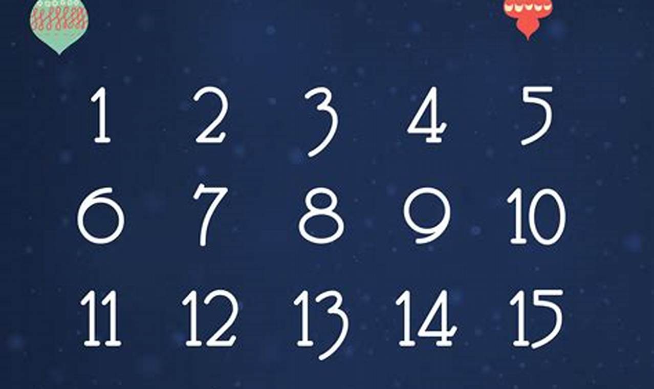 Unlock the Magic of Christmas: Discover the Ultimate Countdown Calendar Template