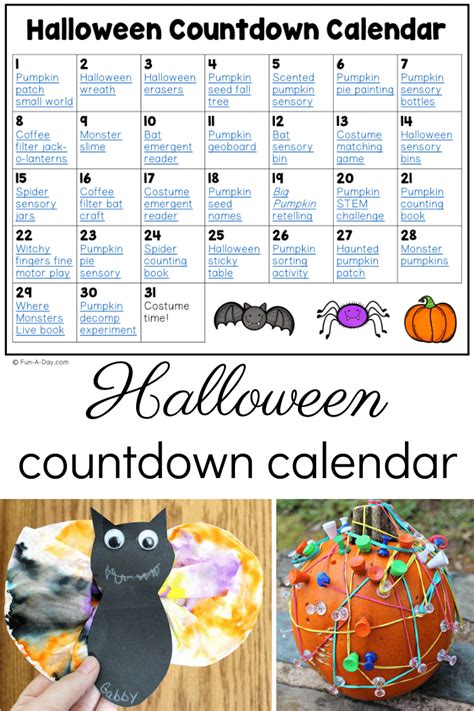 Countdown To Halloween Calendar