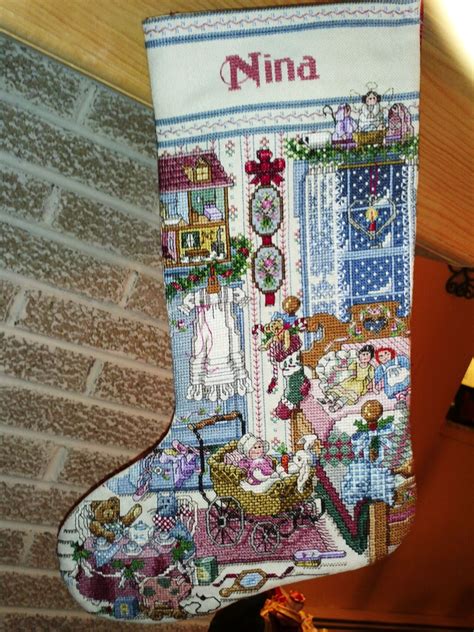 Counted Cross Stitch Stocking