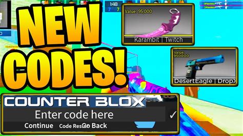 Counter Blox Codes - Roblox - July 2023 -