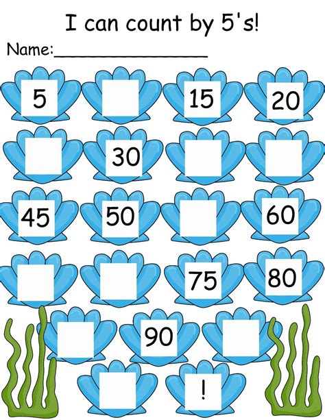 Counting By 5s Worksheet