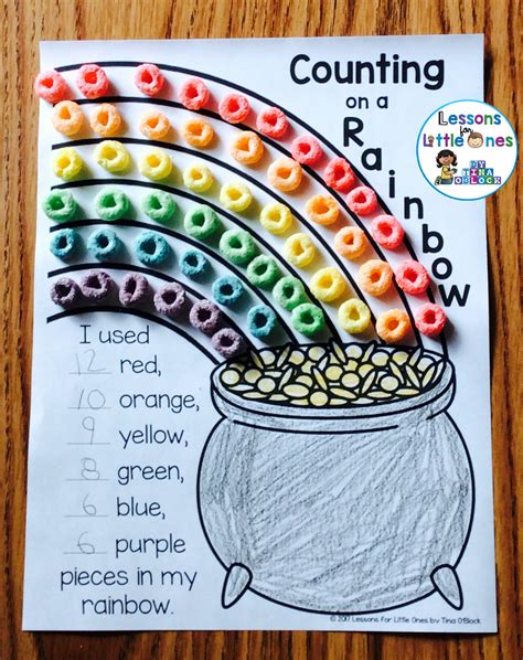 Counting On A Rainbow Worksheet