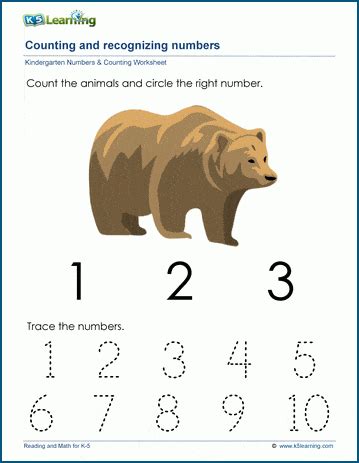 Counting and Number Recognition