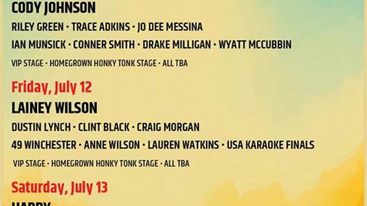 Country Concert 2024 Eclipse Nj