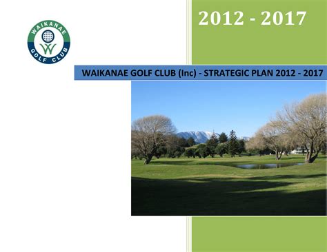 Country Club Marketing Plan Template