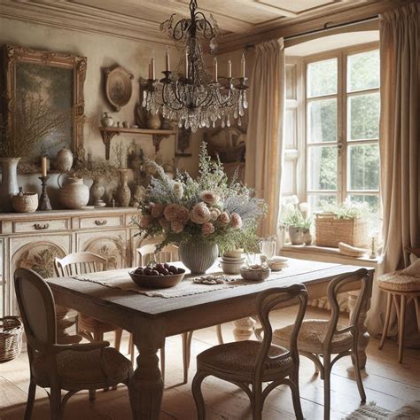 Country Dining Room Set Decor