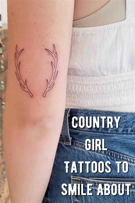 Rustic Chic Ink: Captivating Country Girl Tattoos to Embrace Your Wild Side!