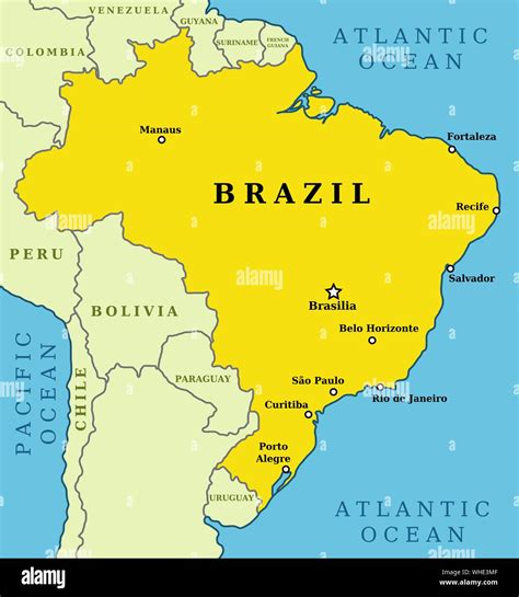 Brazil Country Information Map