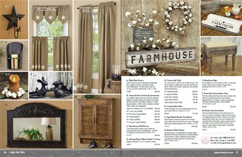 Country Primitive Home Decor Catalogs