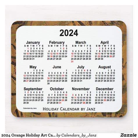County Of Orange Calendar 2024