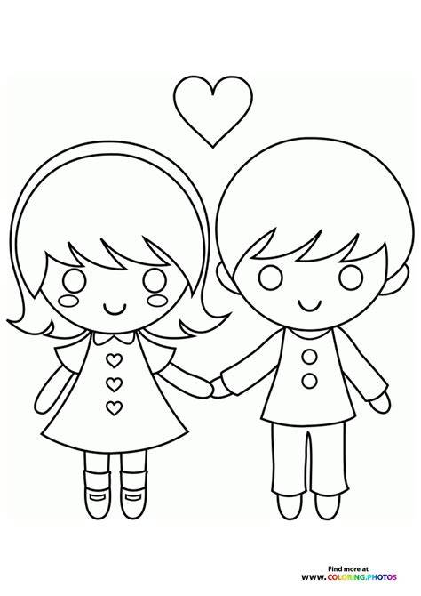 Couple Coloring Pages