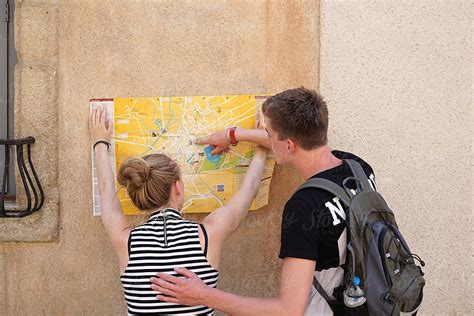 Couple Looking at Map