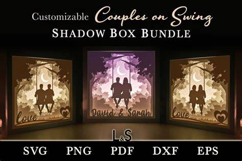 Couple Shadow Box Bundle of 3