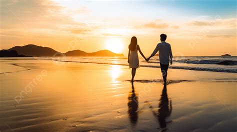 Couple holding hands