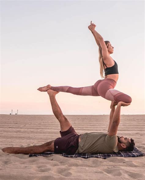 Couples Yoga Poses Pinterest