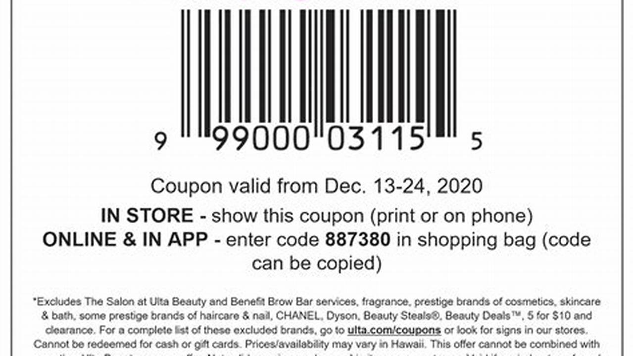 Coupon Code For Ulta September 2024
