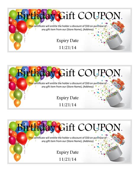 Coupon Template Free