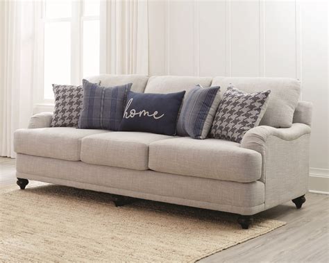 Coupon Gray Linen Sofa