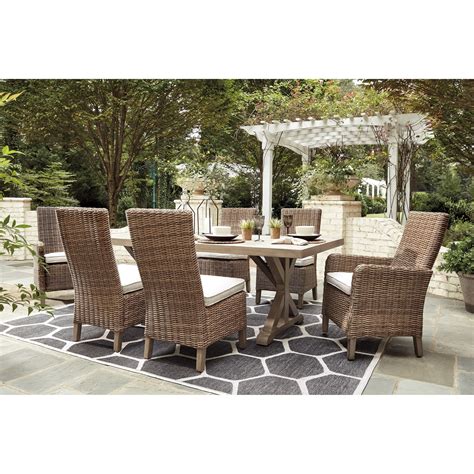 Coupons Ashley 7 Piece Outdoor Dining Set