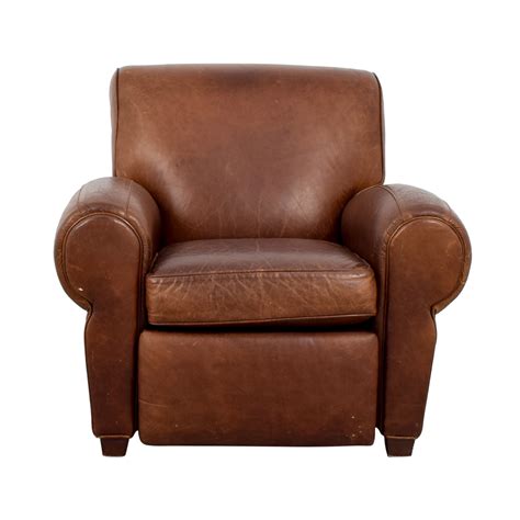 Coupons Leather Club Chair Recliner Pottery Barn