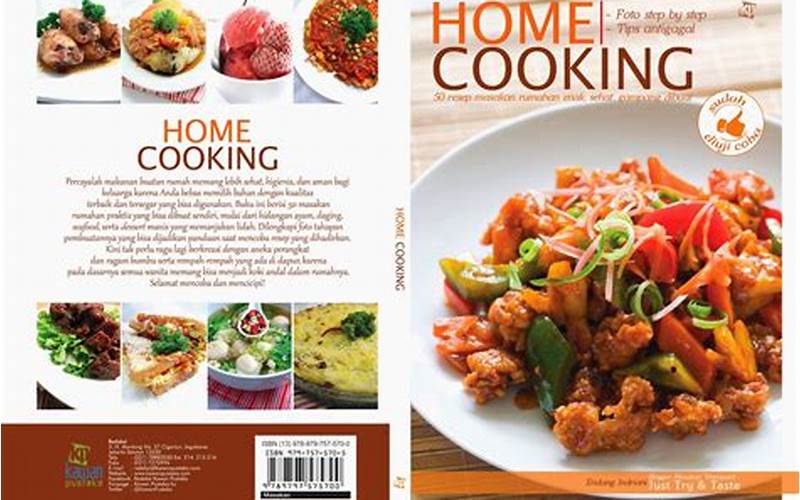 Cover Buku Resep Masakan Custom