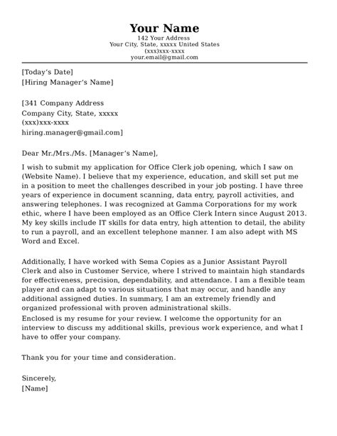 Cover Letter For It Assistant