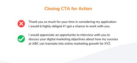 Cover Letter Call To Action