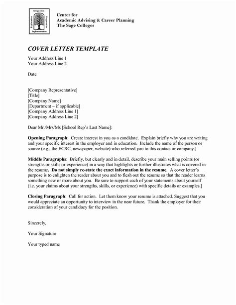 Cover Letter Closing Paragraph Examples