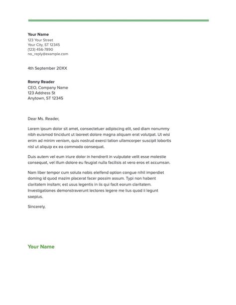Cover Letter Example Docx