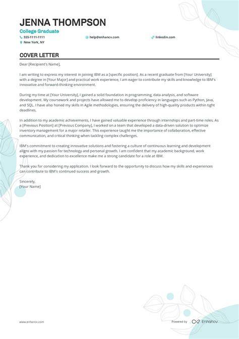 Cover Letter Examples Work