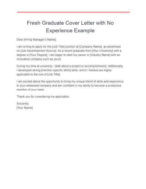 Cover Letter Forma