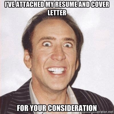 Cover Letter Resume Memes