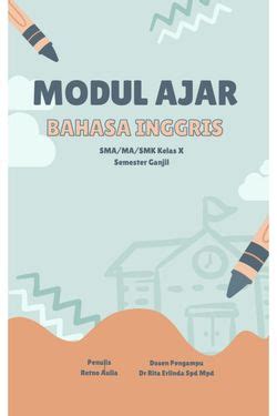 Cover Modul Bahasa Inggris