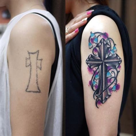 Cover Up For Cross Tattoo